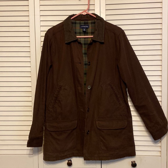 Lands' End Jackets & Coats Lands End Brown Barn Coat With Brown